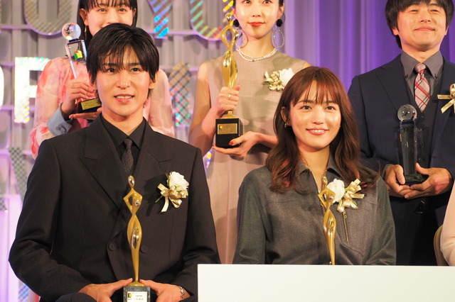 目黒蓮＆川口春奈／「東京ドラマアウォード2023」授賞式