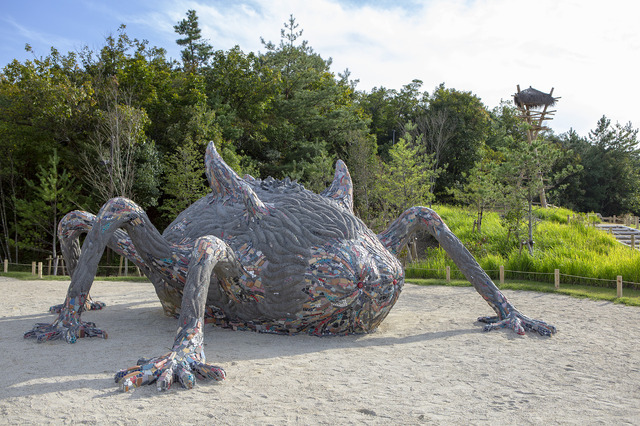 ジブリパーク「もののけの里」タタリ神（オブジェ）© Studio Ghibli