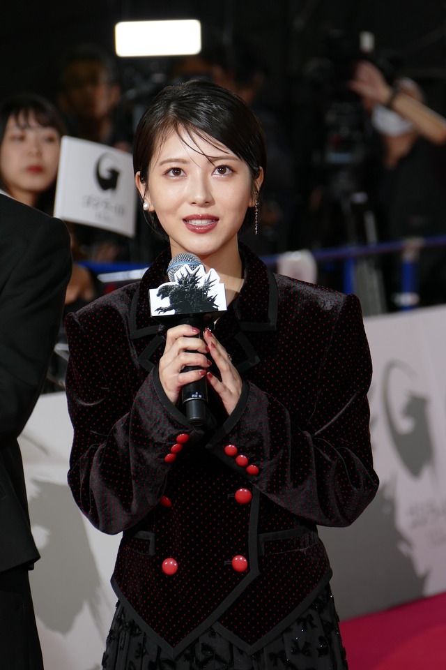 浜辺美波『ゴジラ-1.0』プレミアイベント