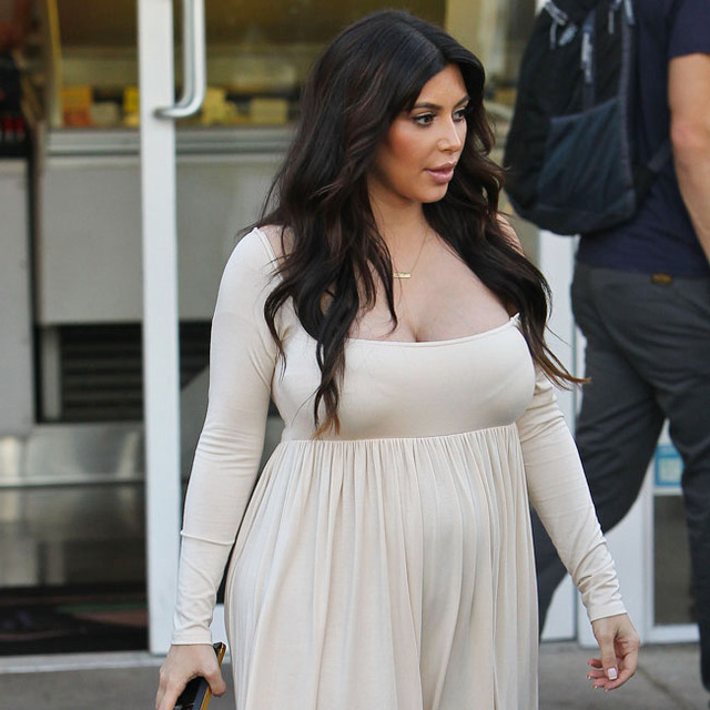 ポッチャリ体型になったキム・カーダシアン -(C) Getty Images