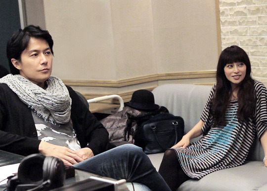 福山雅治＆柴咲コウ／レコーディング風景