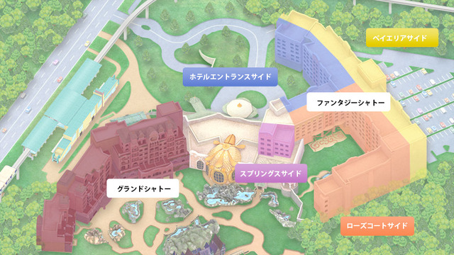 客室の位置（イメージ）