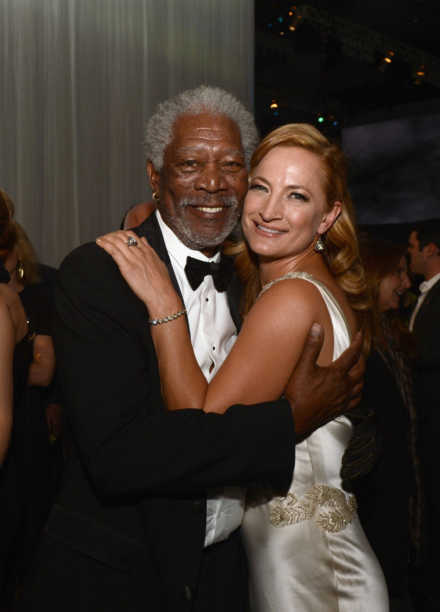 『オブリビオン』ゾーイ・ベルとモーガン・フリーマン -(C) Getty Images