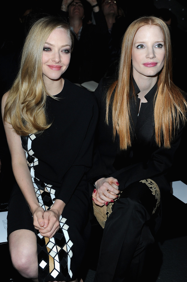 ジェシカ・チャステインとアマンダ・セイフライド -(C) Getty Images