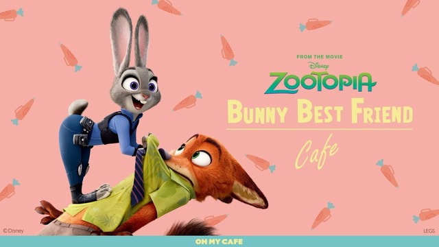 「「Zootopia」BUNNY BEST FRIEND OH MY CAFE」©Disney