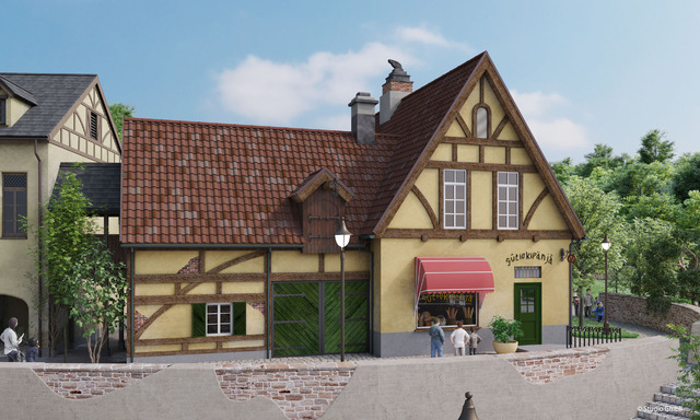 ジブリパーク魔女の谷_グーチョキパン屋　Ⓒ Studio Ghibli