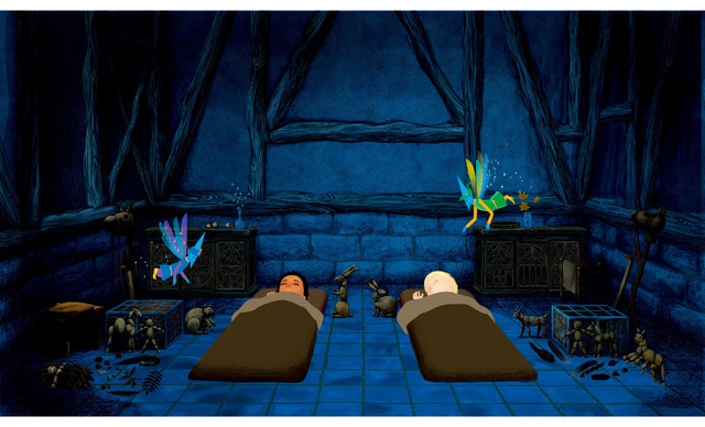 『アズールとアスマール』© 2006 Nord-Ouest Production - Mac Guff Ligne - Studio O - France 3 Cinéma - Rhône-Alpes Cinéma - Artémis Production - Zahorimédia - Intuitions Films - Lucky Red