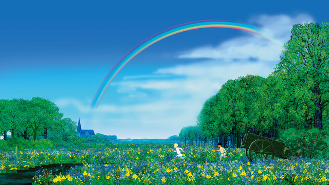 『アズールとアスマール』© 2006 Nord-Ouest Production - Mac Guff Ligne - Studio O - France 3 Cinéma - Rhône-Alpes Cinéma - Artémis Production - Zahorimédia - Intuitions Films - Lucky Red