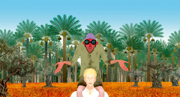 『アズールとアスマール』© 2006 Nord-Ouest Production - Mac Guff Ligne - Studio O - France 3 Cinéma - Rhône-Alpes Cinéma - Artémis Production - Zahorimédia - Intuitions Films - Lucky Red