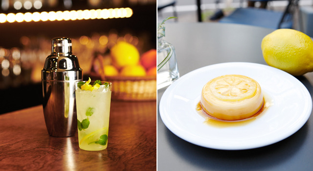 オリジナル・カクテル“愛さえあれば”＆レモンプリン（レモン風味のクレーマ･カタラーナ）／『愛さえあれば』 -(C) Zentropa Entertainments29 ApS 2012