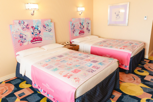 ミニーマウスのポップでキュートな客室がかわいい！「ミニーのファンダーランド」スペシャルルーム潜入