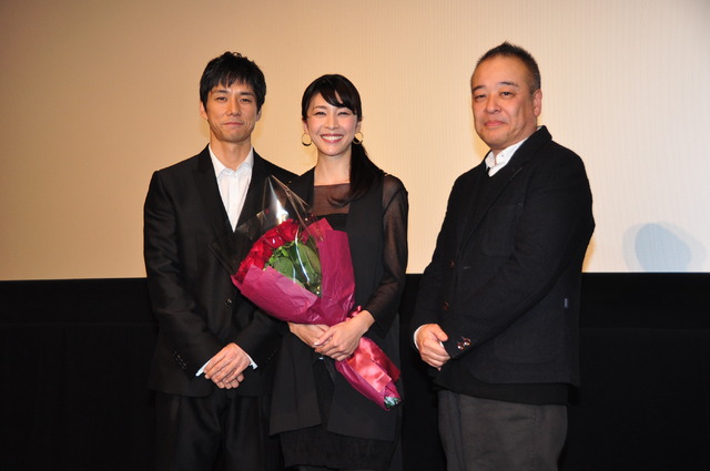 『ストロベリーナイト』大ヒット御礼舞台挨拶（西島秀俊＆竹内結子＆佐藤祐市）