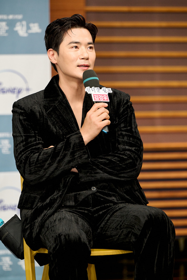 キム・ガンウ／「ワンダフル ワールド」制作発表会 (C) MBC