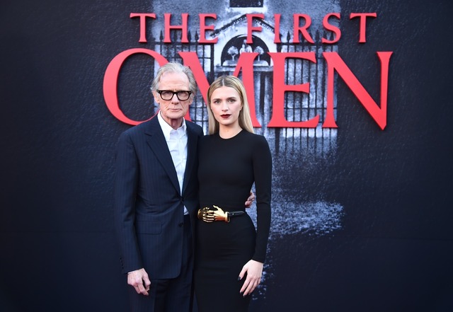 USプレミア（左からビル・ナイ、ネル・タイガー・フリー）『オーメン：ザ・ファースト』© 2024 20th Century Studios. All Rights Reserved.