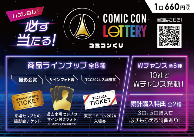 COMIC CON LOTTERY