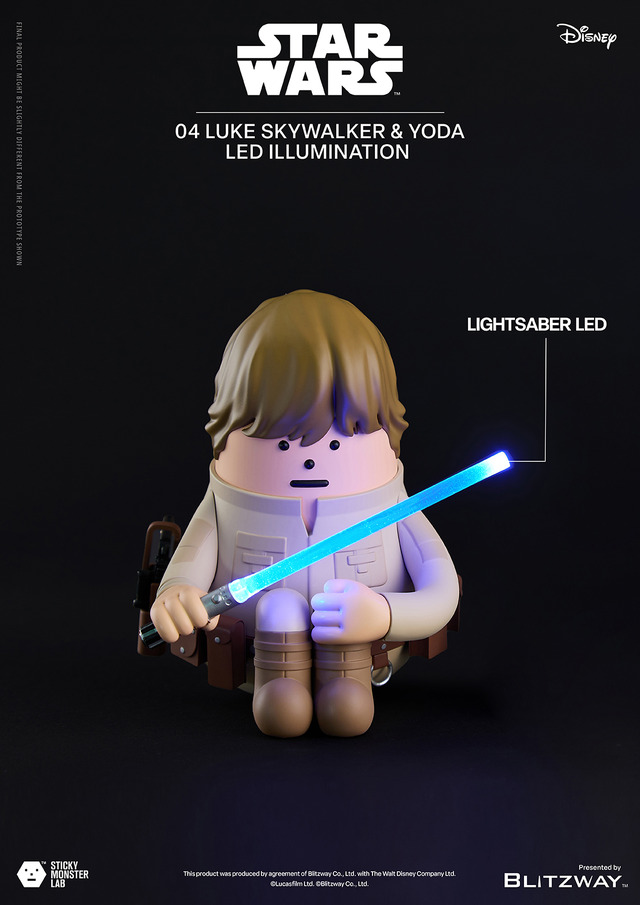 SML STAR WARS 04 LUKE SKYWALKER  LED ILLUMINATION