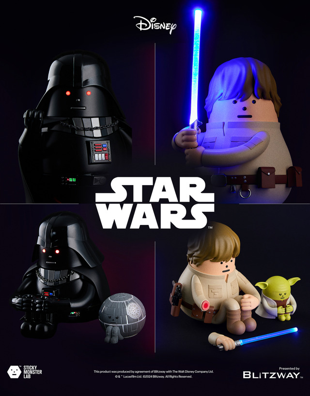 SML STAR WARS 01 DARTH VADER/02 DARTH VADER and DEATH STAR/03 LUKE SKYWALKER/04 LUKE SKYWALKER & YODA