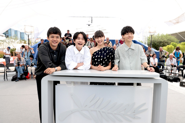 『ぼくのお日さま』フォトコール(C) KAZUKO WAKAYAMA