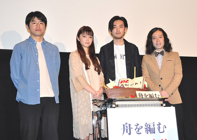 松田龍平＆宮崎あおい＆石井裕也監督＆又吉直樹（ピース）／『舟を編む』大ヒット舞台挨拶