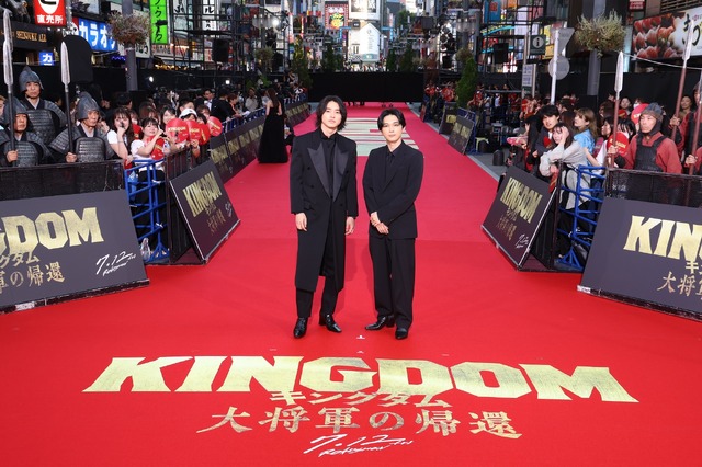 山崎賢人、吉沢亮／『キングダム 大将軍の帰還』