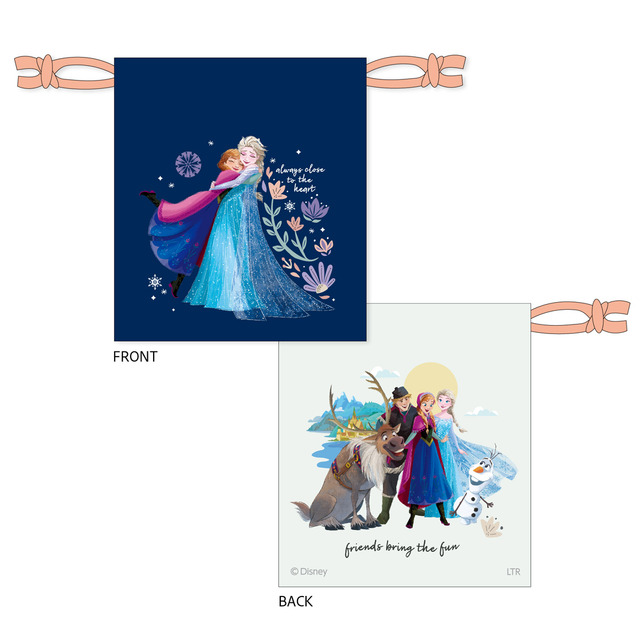 巾着（ネイビー）税込1,430円 ©Disney