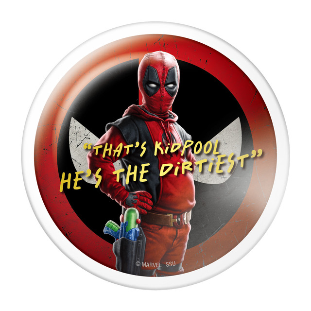 【E賞】カバー付き缶バッジ（全6種）／サイズ：約Φ75mm