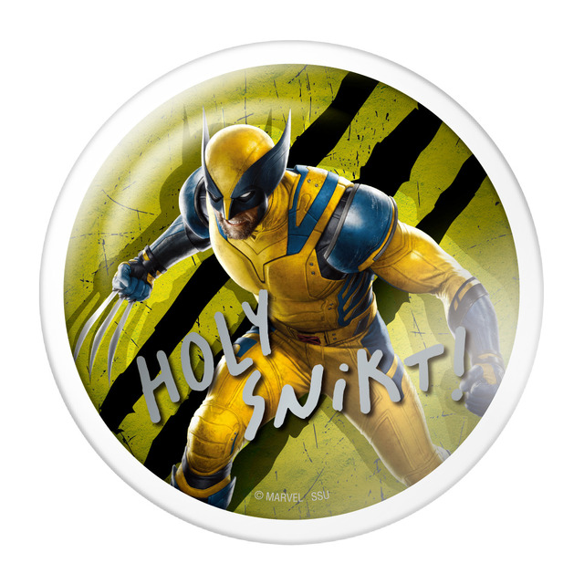 【E賞】カバー付き缶バッジ（全6種）／サイズ：約Φ75mm