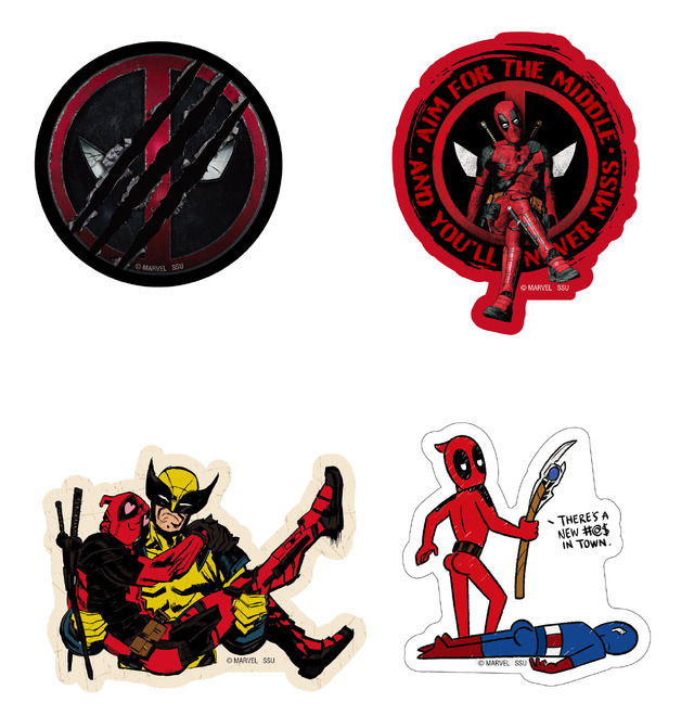 【H賞】ダイカットステッカーセット（全8種）／サイズ：約W60×90mm以内