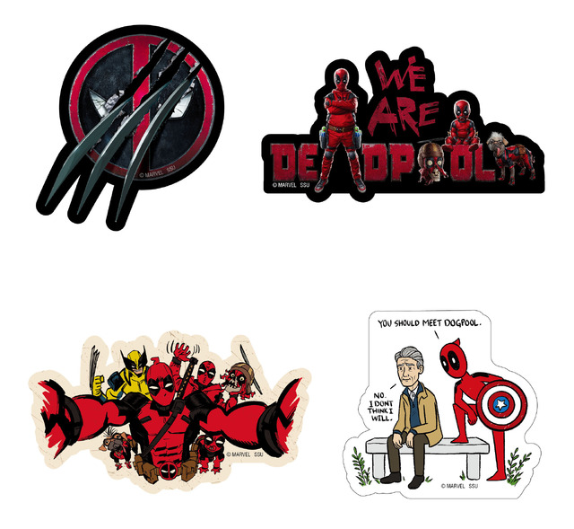 【H賞】ダイカットステッカーセット（全8種）／サイズ：約W60×90mm以内