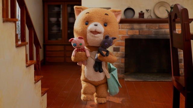 11年ぶりの新作『こまねこのかいがいりょこう』10月公開 ポスター