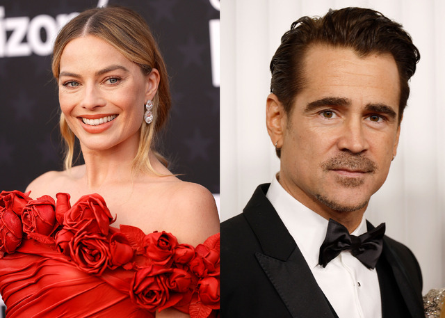 マーゴット・ロビー Photo by Frazer Harrison/Getty Images／コリン・ファレル Photo by Frazer Harrison/Getty Images
