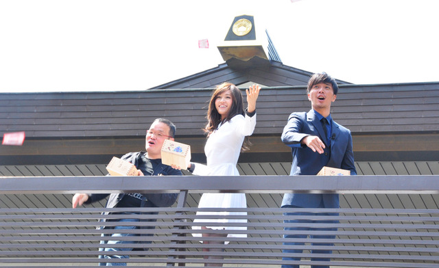 前田敦子＆成宮寛貴＆中田秀夫監督／『クロユリ団地』ヒット祈願イベント＠豊川稲荷