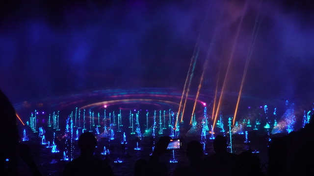 圧巻の世界最大級のウォーター・スクリーン！ナイトショー「ワールド・オブ・カラー：ワン」