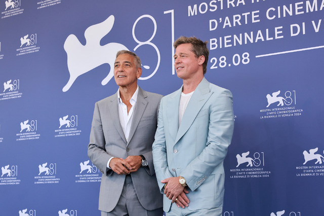 ジョージ・クルーニー＆ブラッド・ピット Photo by Matt Winkelmeyer/Getty Images