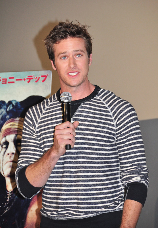 アーミー・ハマー／『ローン・レンジャー』来日会見