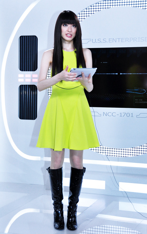 栗山千明／『スター・トレック イントゥ・ダークネス』公開アフレコ