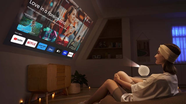 BenQ 天井モバイルプロジェクターGV50