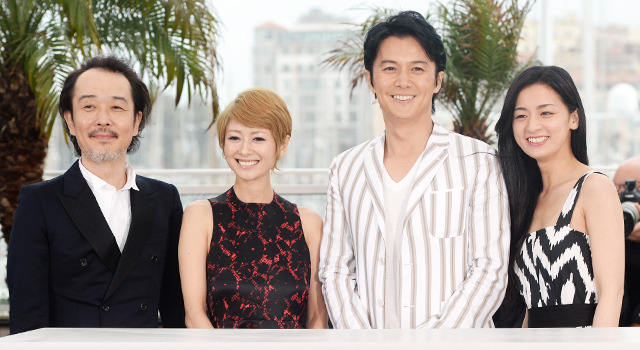 福山雅治＆尾野真千子＆真木よう子＆リリー・フランキー／『そして父になる』 in 第66回カンヌ国際映画祭 -(C) Getty Images