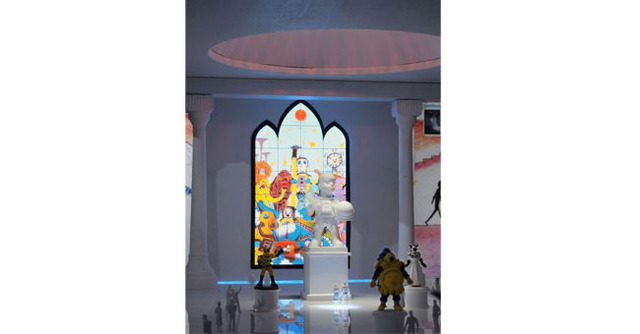 「サン・チャイルド島／太陽の神殿」構想模型 2011  -(C) YANOBE Kenji