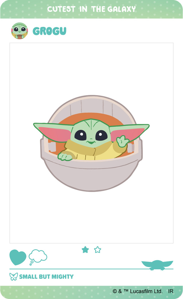 アクリルカードコレクション（全10種）￥715（税込）／インロック © & TM Lucasfilm Ltd.