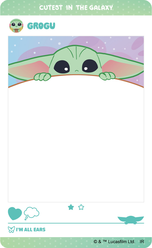 アクリルカードコレクション（全10種）￥715（税込）／インロック © & TM Lucasfilm Ltd.