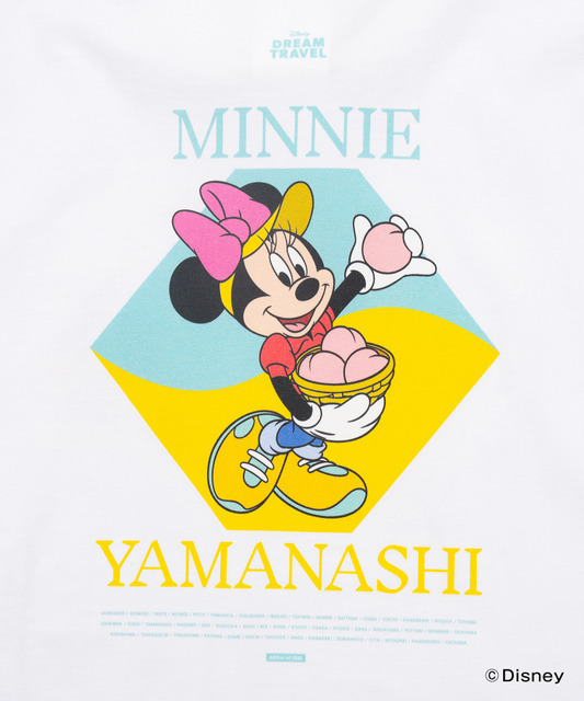ディズニーTシャツコレクション「【DISNEY】MY HOME TOWN COLLECTION 47PREF」山梨県（C）Disney