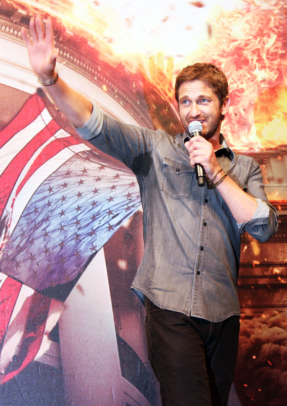 ジェラルド・バトラー／『エンド・オブ・ホワイトハウス』来日会見