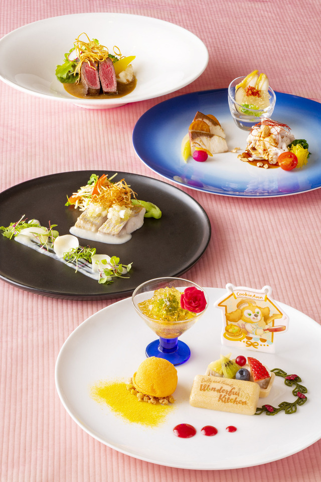 シルクロードガーデン（中国料理レストラン）“ダッフィー＆フレンズ・ワンダフルキッチン” ディナーコース 13,000円