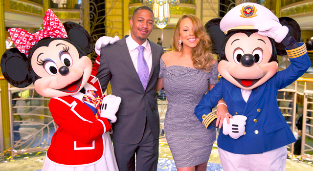 ディズニーランドを楽しむマライア・キャリー＆ニック・キャノン夫婦 -(C) Getty Images