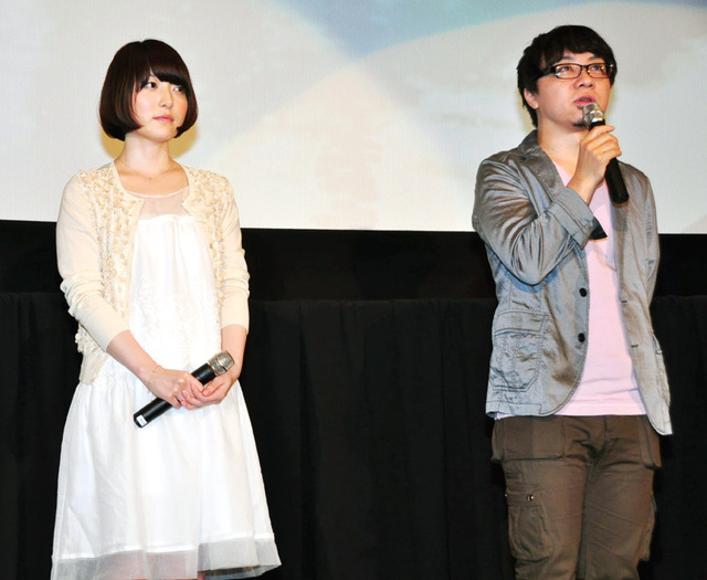 新海誠監督＆花澤香菜／『言の葉の庭』初日舞台挨拶