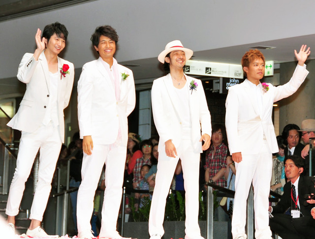 向井理＆斎藤工＆金子ノブアキ＆小出恵介／ドラマ「最上のプロポーズ」 in 表参道ヒルズ