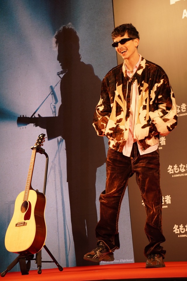 ティモシー・シャラメ『名もなき者/A COMPLETE UNKNOWN』来日イベント