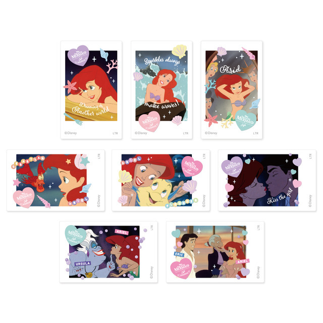『リトル・マーメイド』OH MY CAFE 「ステッカー」（C）Disney