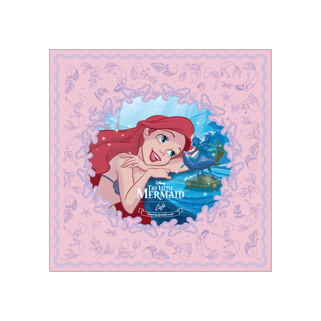 『リトル・マーメイド』OH MY CAFE 「バンダナハンカチ」（C）Disney